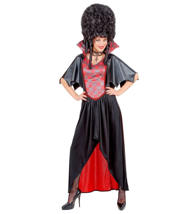 Baroque Vampiress  Dress, Capelet With Collar 