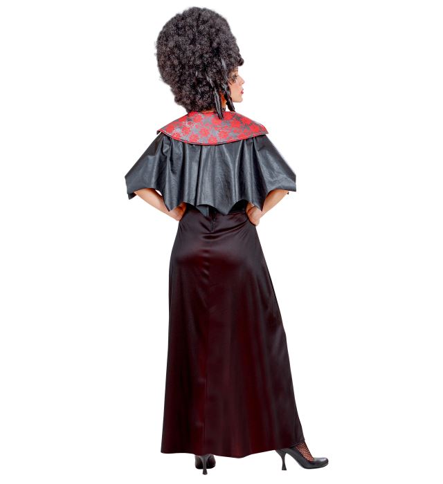 Baroque Vampiress  Dress, Capelet With Collar 