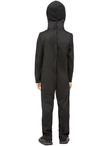 Neon Skeleton Glow in the Dark Childs Costume with Mask 4