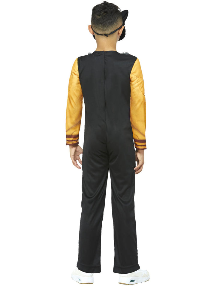 Preppy Werewolf Costume Child Multi Coloured All In One with EVA Mask 4