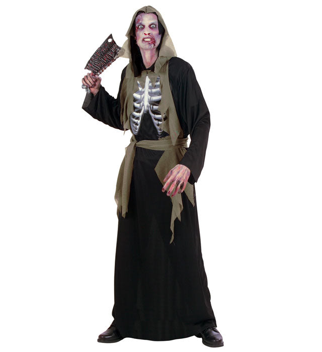 Zombie  Hooded Robe, Holographicbones Chest, Belt 
