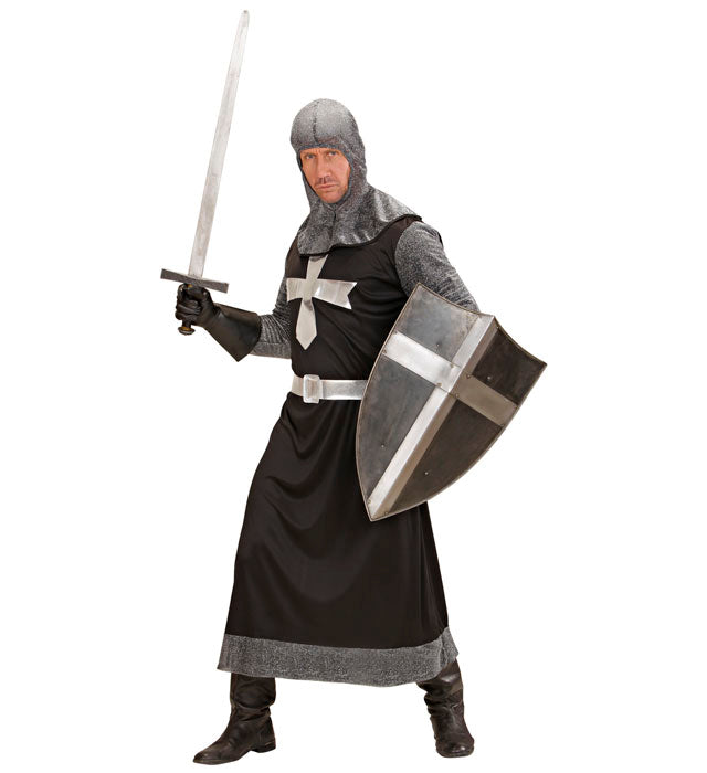 Dark Crusader  Long Coat, Belt, Hood 