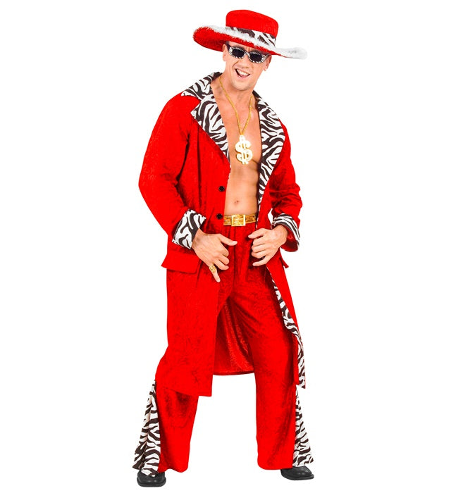 King Of Pimps Velvet  Jacket, Pants, Belt, Hat 
