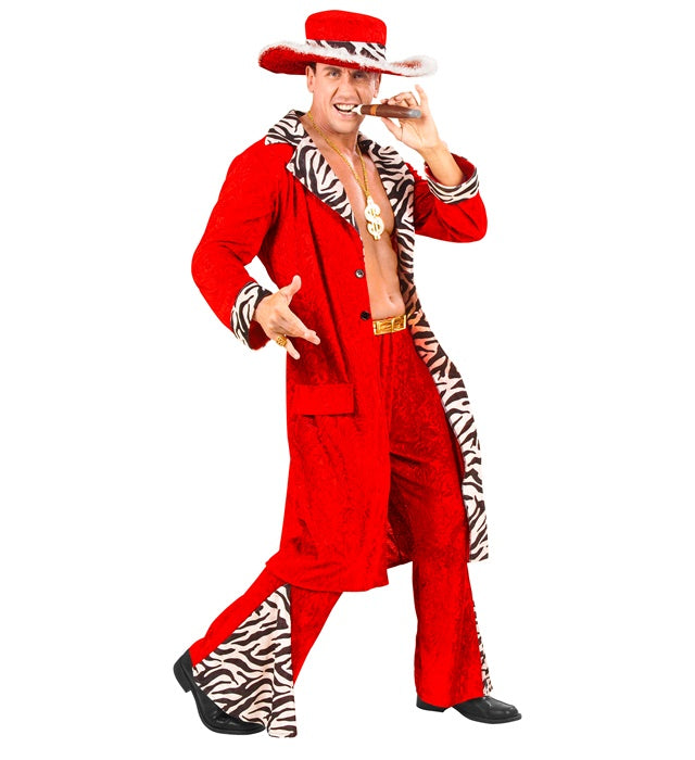 King Of Pimps Velvet  Jacket, Pants, Belt, Hat 