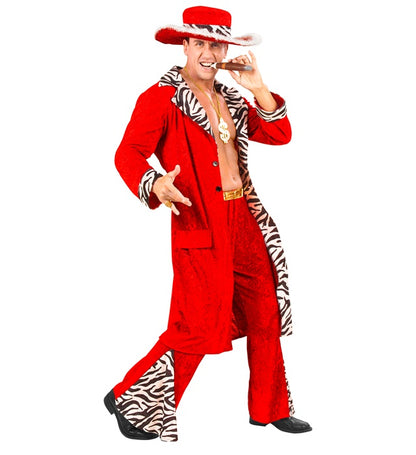 King Of Pimps Velvet  Jacket, Pants, Belt, Hat 