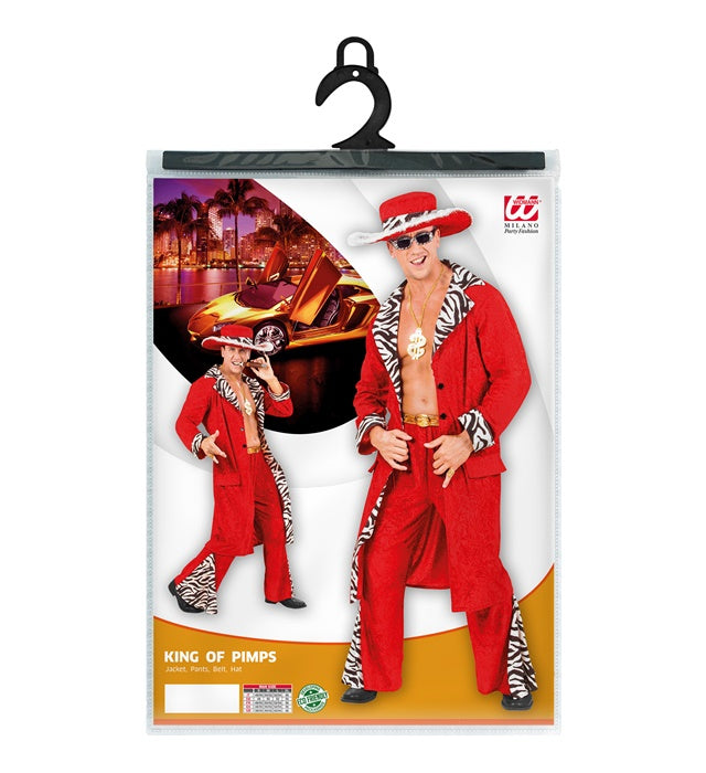 King Of Pimps Velvet  Jacket, Pants, Belt, Hat 