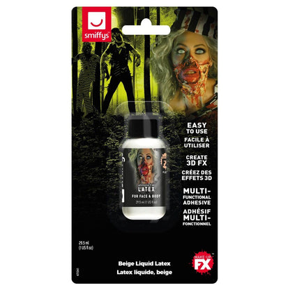 Zombie Liquid Latex Low Ammonia 30ml Flesh Colour 1