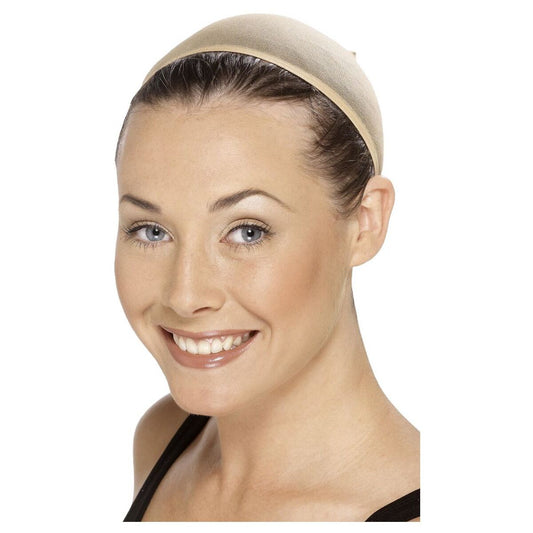 Wig Cap Adult Nude Coloured Stretch Hair Net 1