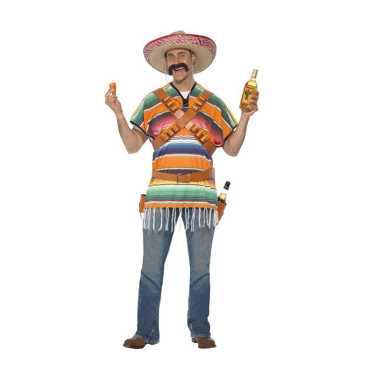 Tequila Shooter Guy Costume Adult Multi Coloured 1