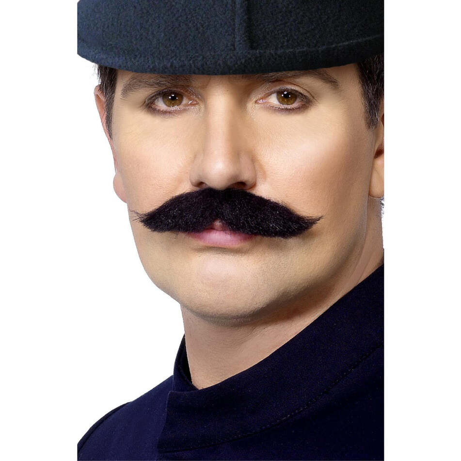 Tales Of Old England London Bobbie Tash Adult Black Costume Accessory 1