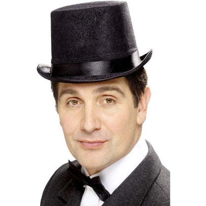 Tales Of Old England Indestructible Topper Hat Adult Black Costume Accessory 1