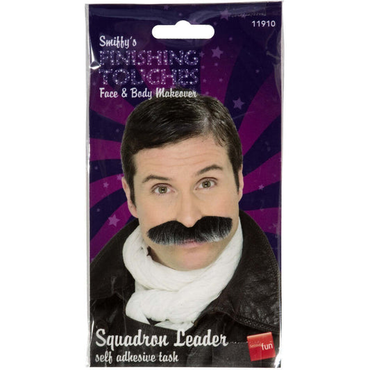 Squadron Leader Tash Grey Mix Self Adhesive Adult Costume Accessory 1