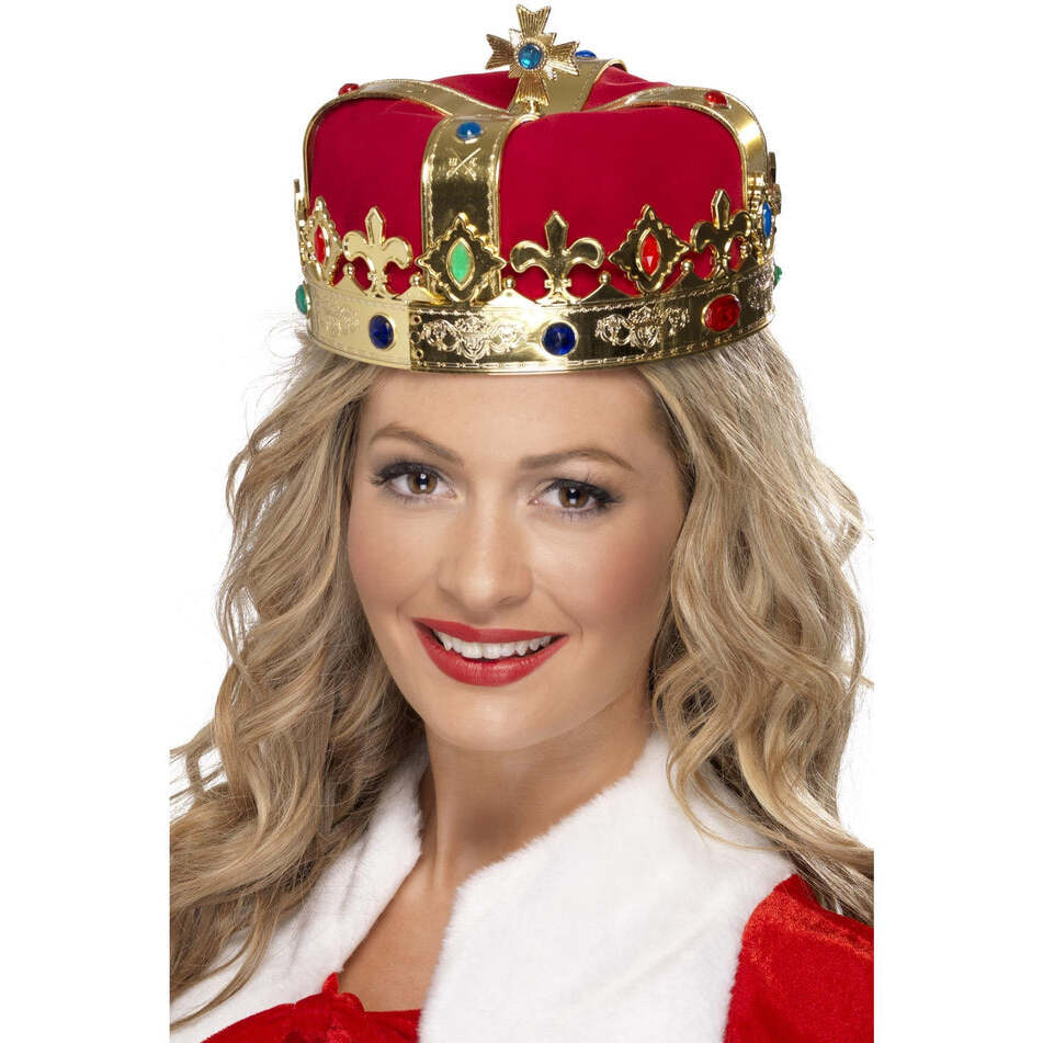 Queen's Crown Red with Inset Jewels 1
