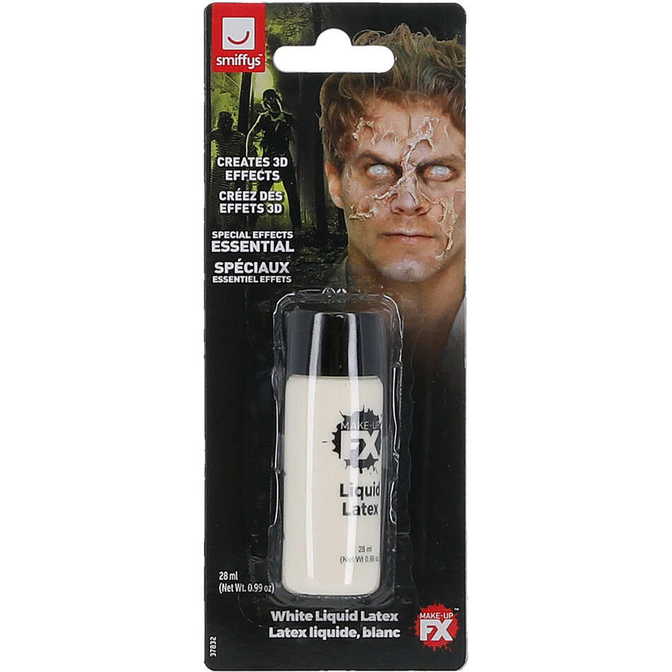 Liquid Latex White 1 Oz Bottle SFX Make Up 1