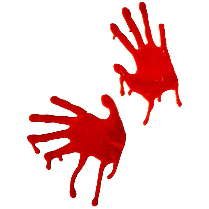 Horrible Blooded Hands Red Halloween Window Decoration 1