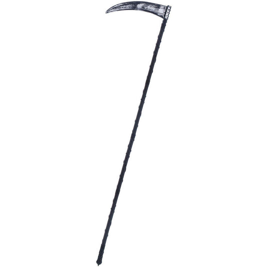 Grim Reaper Scythe Adult Black 138cm 6 Piece Plastic 1