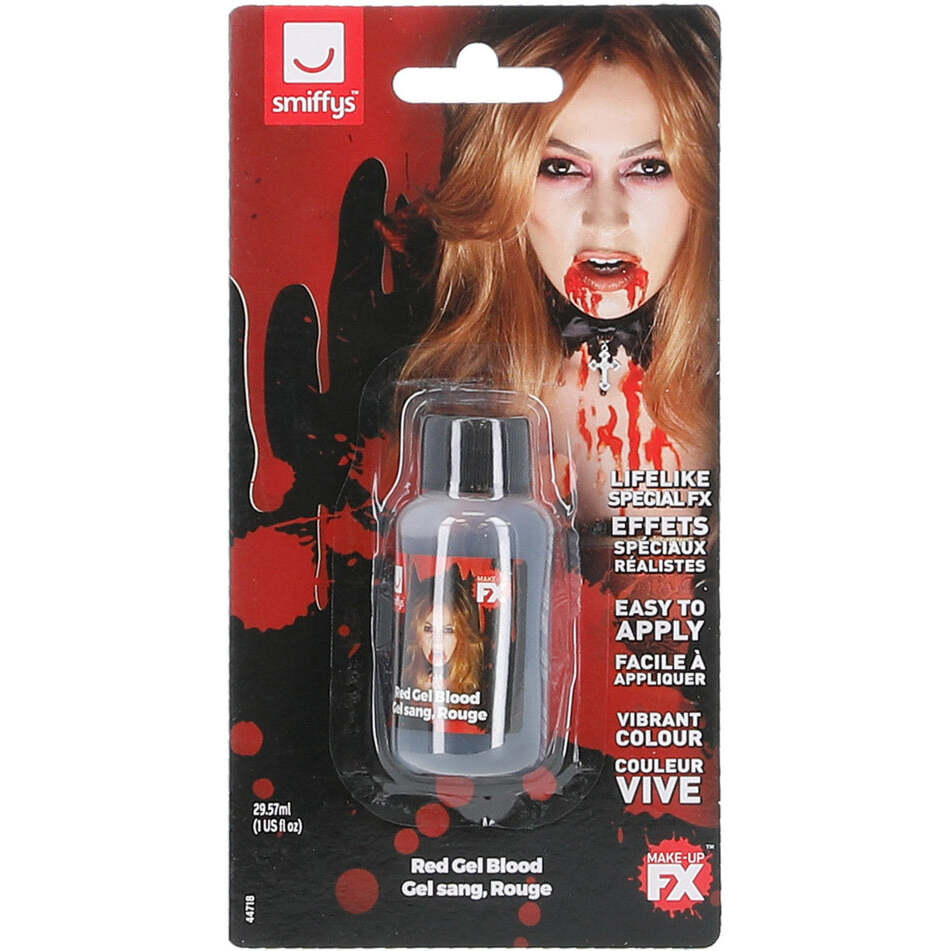Gel Blood SFX Make Up Red 1 oz 1