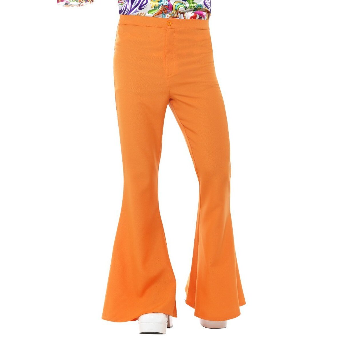 60s Orange Flared Trousers for Men 1