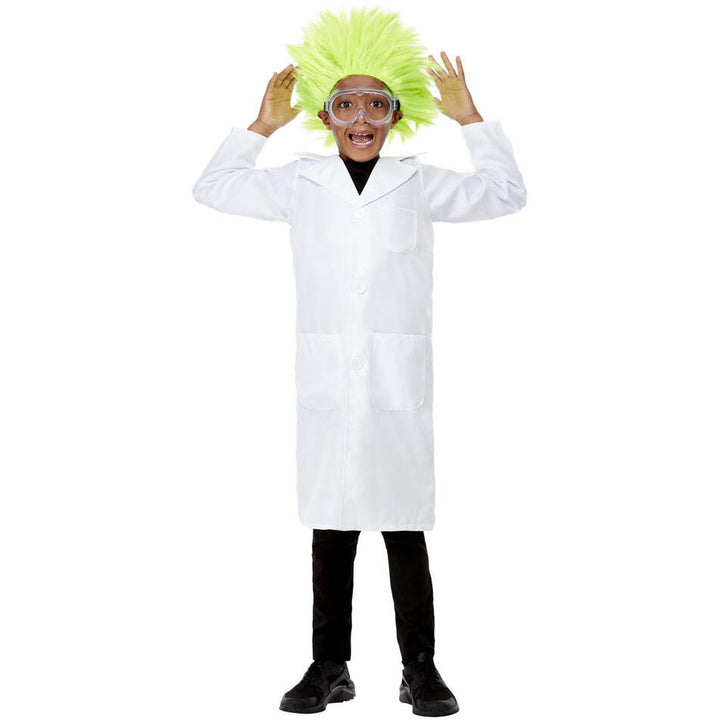 Doctor Scientist Costume Unisex Kids White Lab Coat 1