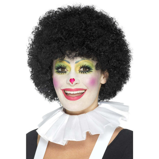 Clown Neck Ruffle White Adult Costume Accessory 1