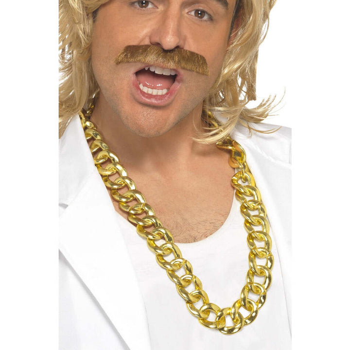 Chunky Necklace Gold Adult Costume Accessory 1