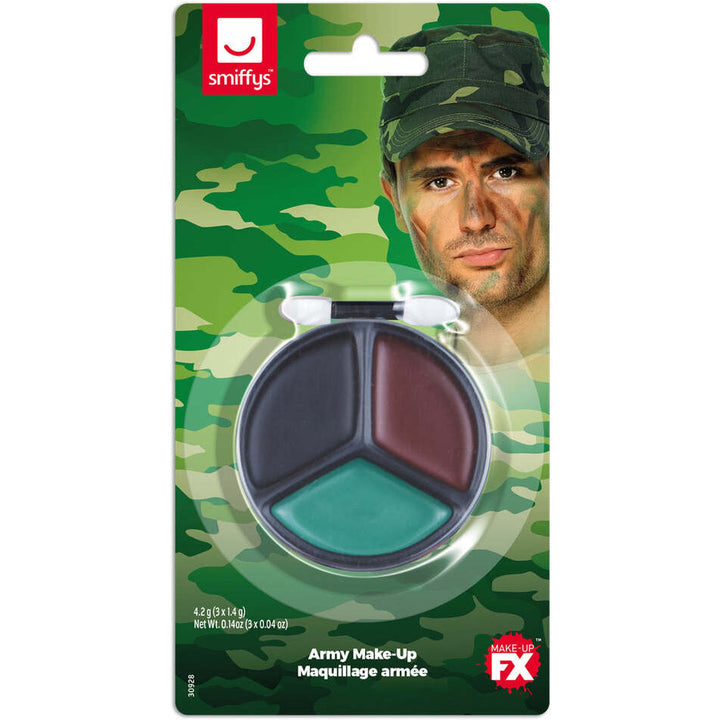 Army Camouflage Kit 3 Colours Make Up Applicator 1