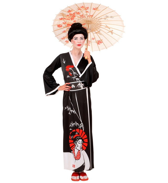 Geisha  Kimono, Belt, Chopsticks 