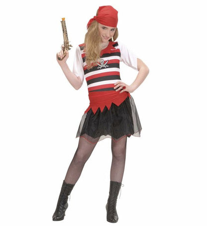Pirate Girl  Dress, Belt, Bandana 
