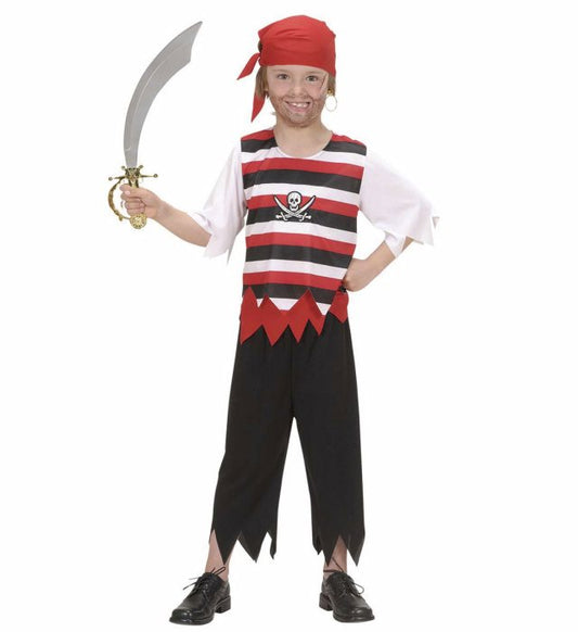 Pirate  Shirt, Pants, Belt, Bandana 