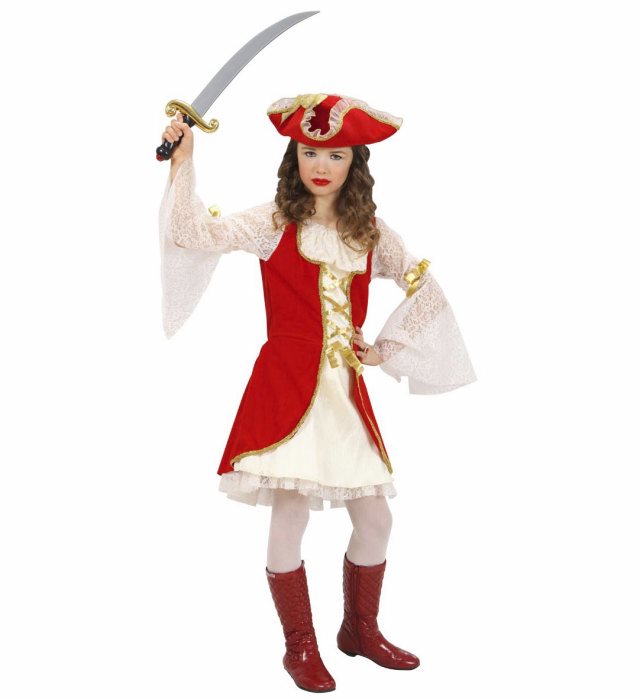 Pirate Captain  Dress, Hat 