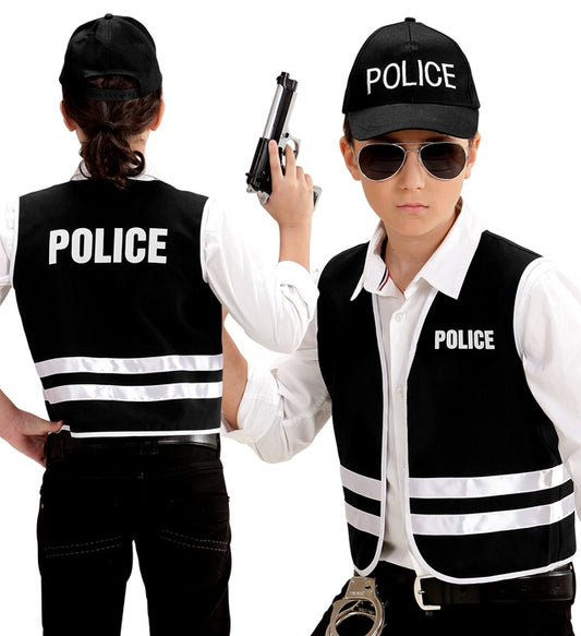 Police Officer  Vest, Cap 