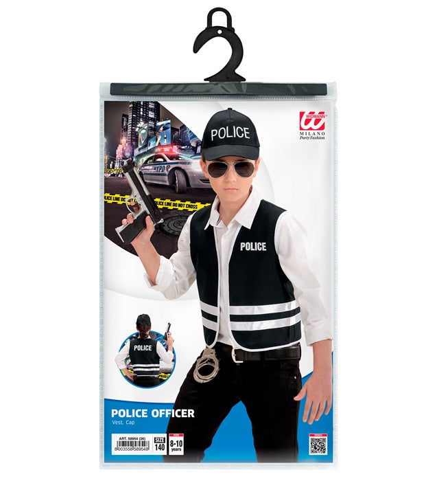 Police Officer  Vest, Cap 
