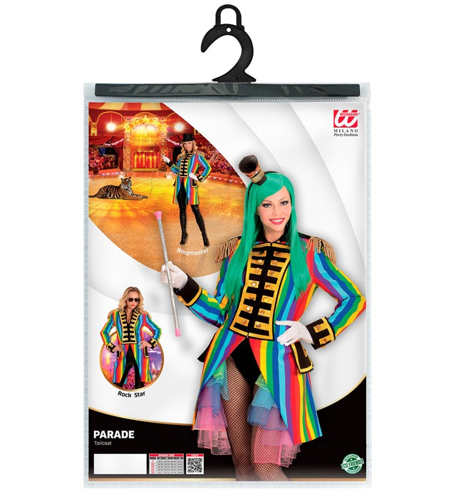Rainbow Parade Coat For Woman