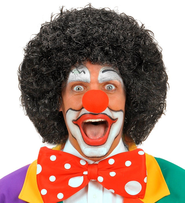 Black Clown Wig In Polybag