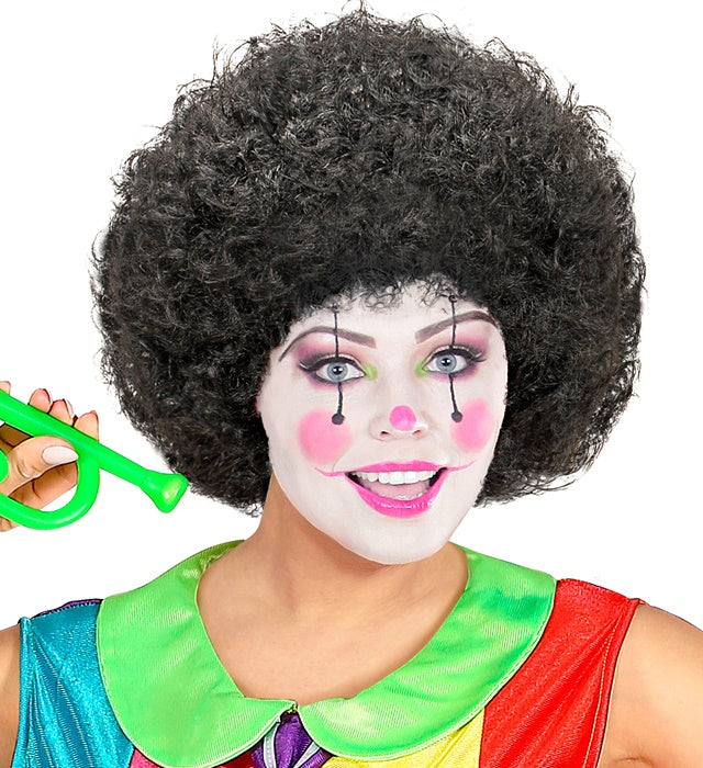 Black Clown Wig In Polybag