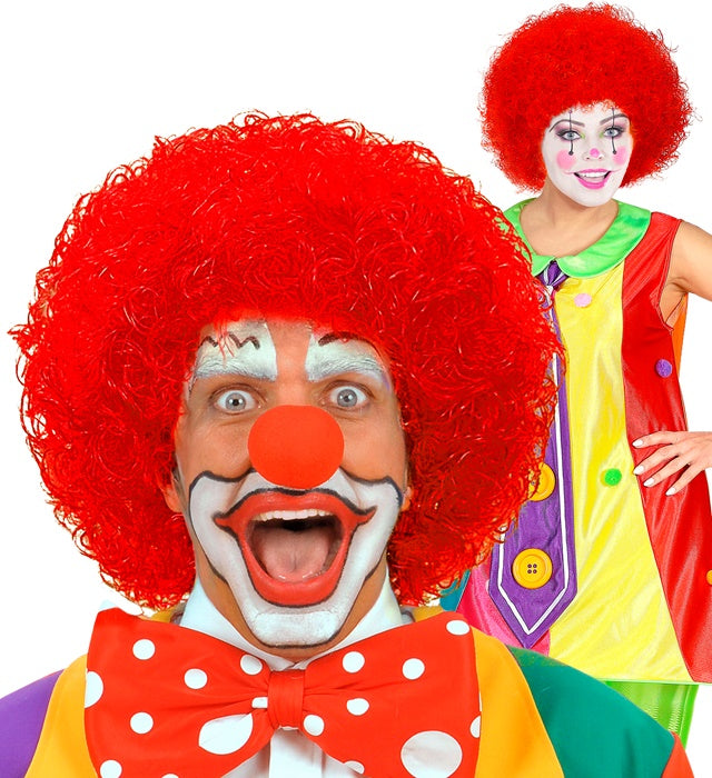 Red Clown Wig In Polybag