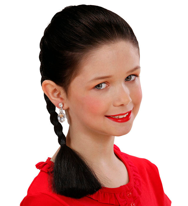 Black Plait Hair Extension