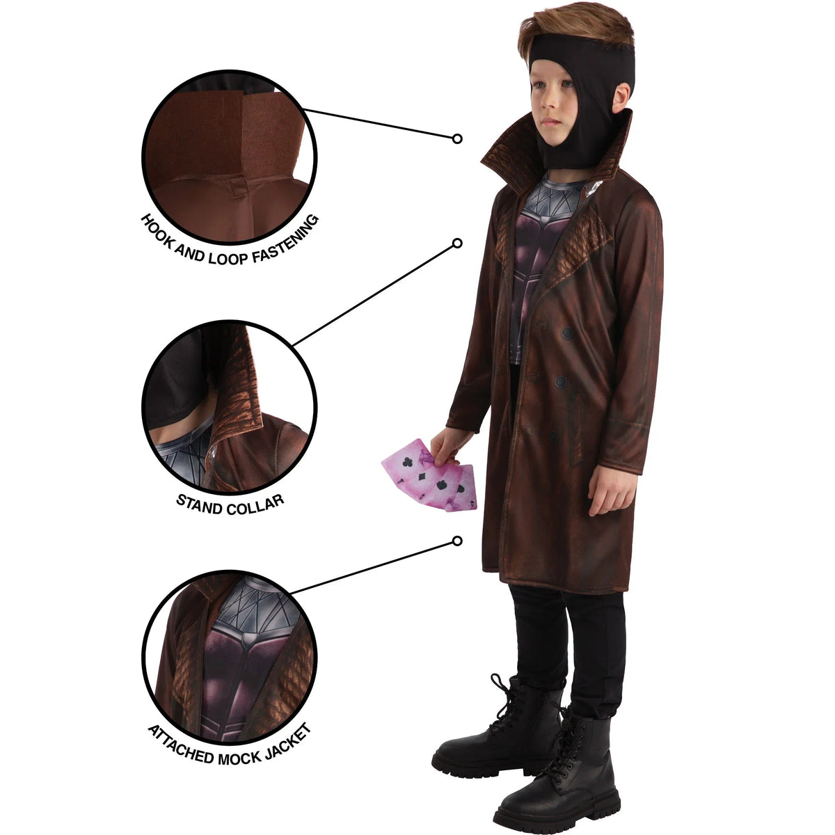 Marvel Avengers Doomsday Gambit Deluxe Costume for Kids - Image 4