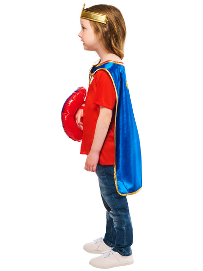 Wonder Woman Dress Up Gift Set for Girls 4