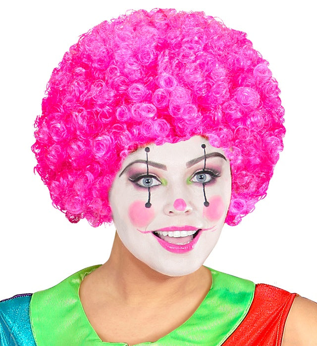 Curly Wig Pink - In Polybag