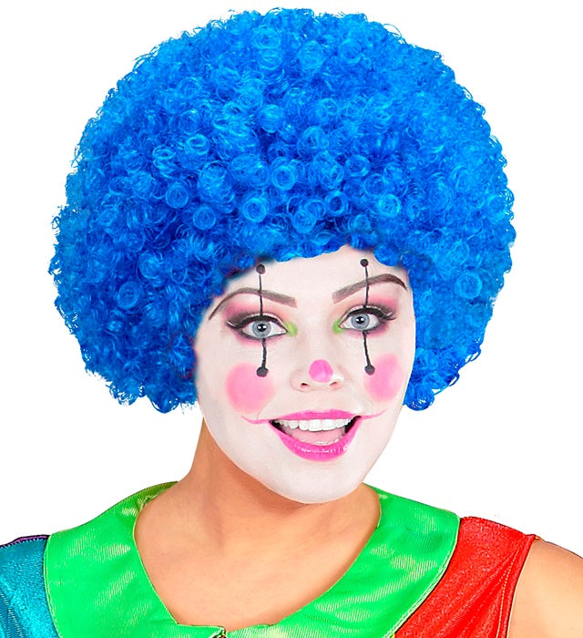 Curly Wig Light Blue - In Polybag
