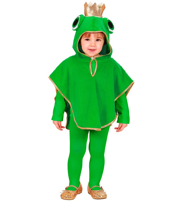 Plush Frog  Hooded Poncho 