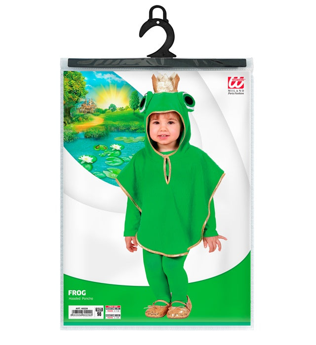 Plush Frog  Hooded Poncho 