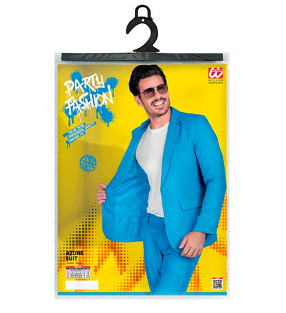 Azure Party Fashion Suit  Jacket, Pants 