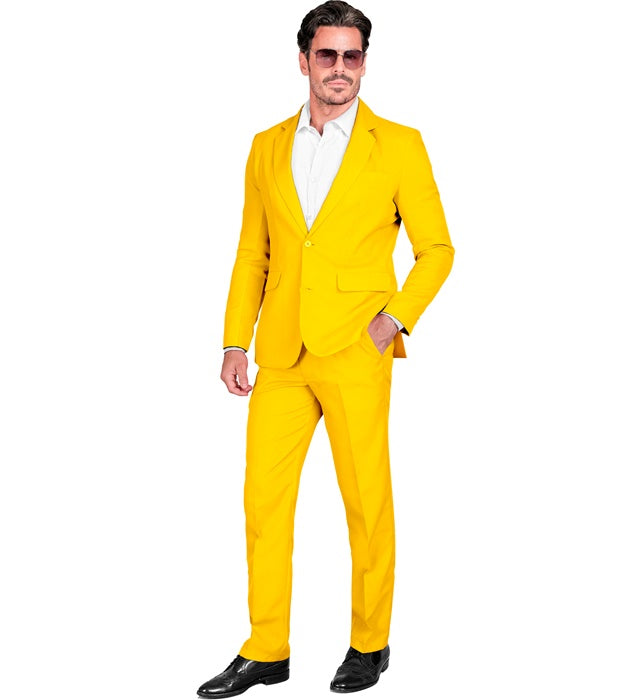 Yellow Party Fashion Suit  Jacket, Pants 
