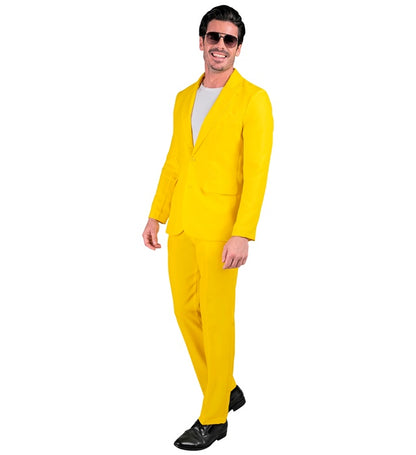 Yellow Party Fashion Suit  Jacket, Pants 