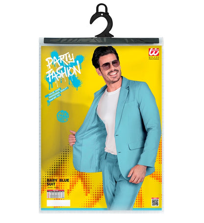 Baby Blue Party Fashion Suit  Jacket, Pants 