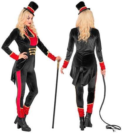 Ringmaster  Jumpsuit, Jacket, Tie, Hat  