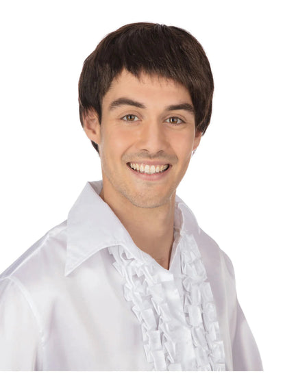 60s Male Wig Brown Beetles Hairstyle 3