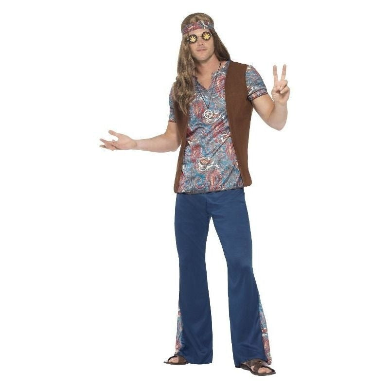 60s Orion The Hippie Costume Adult Blue_1